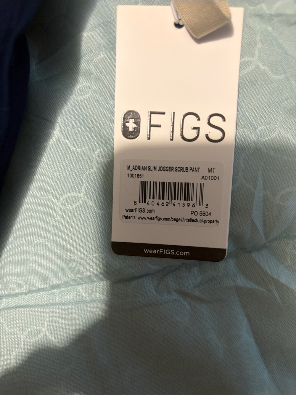 Men’s mediums tall figs jogger